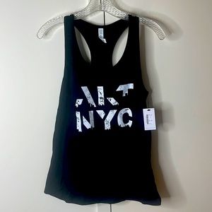 AKT NYC racer back tank top NWT